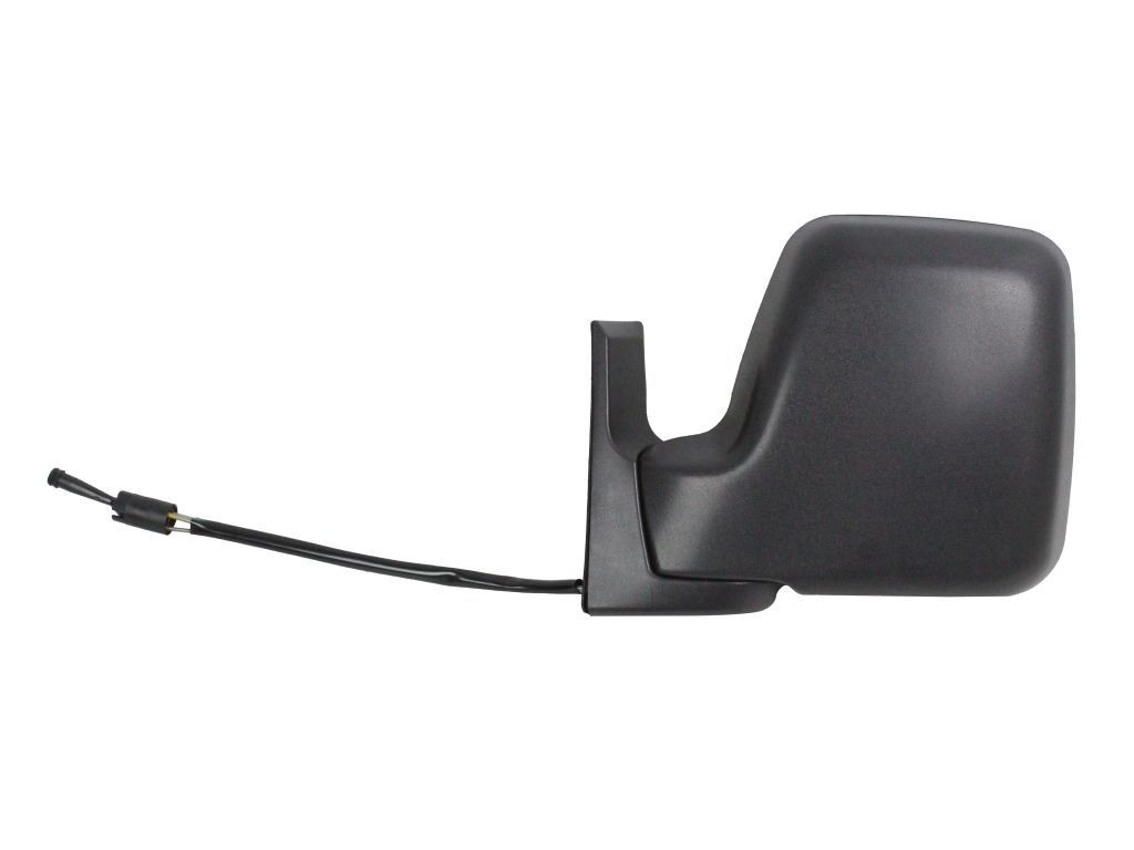 ABAKUS 0537M03 Wing mirror Left, black, Control: cable pull, Convex, for left-hand drive vehicles