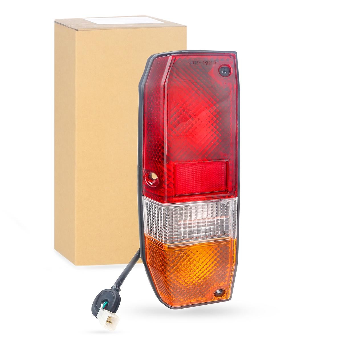 212-1922L-A ABAKUS Tail lights LEXUS Left, red, with bulb holder