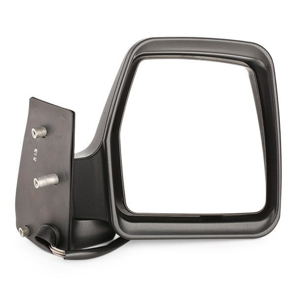 ABAKUS 0537M04 Door mirror Right, black, Control: cable pull, Convex, for left-hand drive vehicles