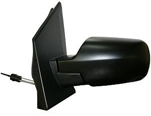 ABAKUS 1212M01 Wing mirror Left, black, Control: cable pull, Convex, for left-hand drive vehicles, for right-hand drive vehicles