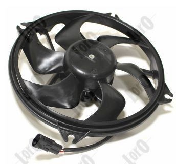 ABAKUS 038-014-0002 Fan, radiator for vehicles with air conditioning, Ø: 385 mm, 222W, without radiator fan shroud, with electric motor
