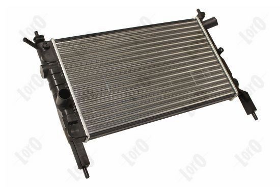 037-017-0002 ABAKUS Radiators DODGE Aluminium, for vehicles without air conditioning, 525 x 322 x 34 mm, Manual Transmission