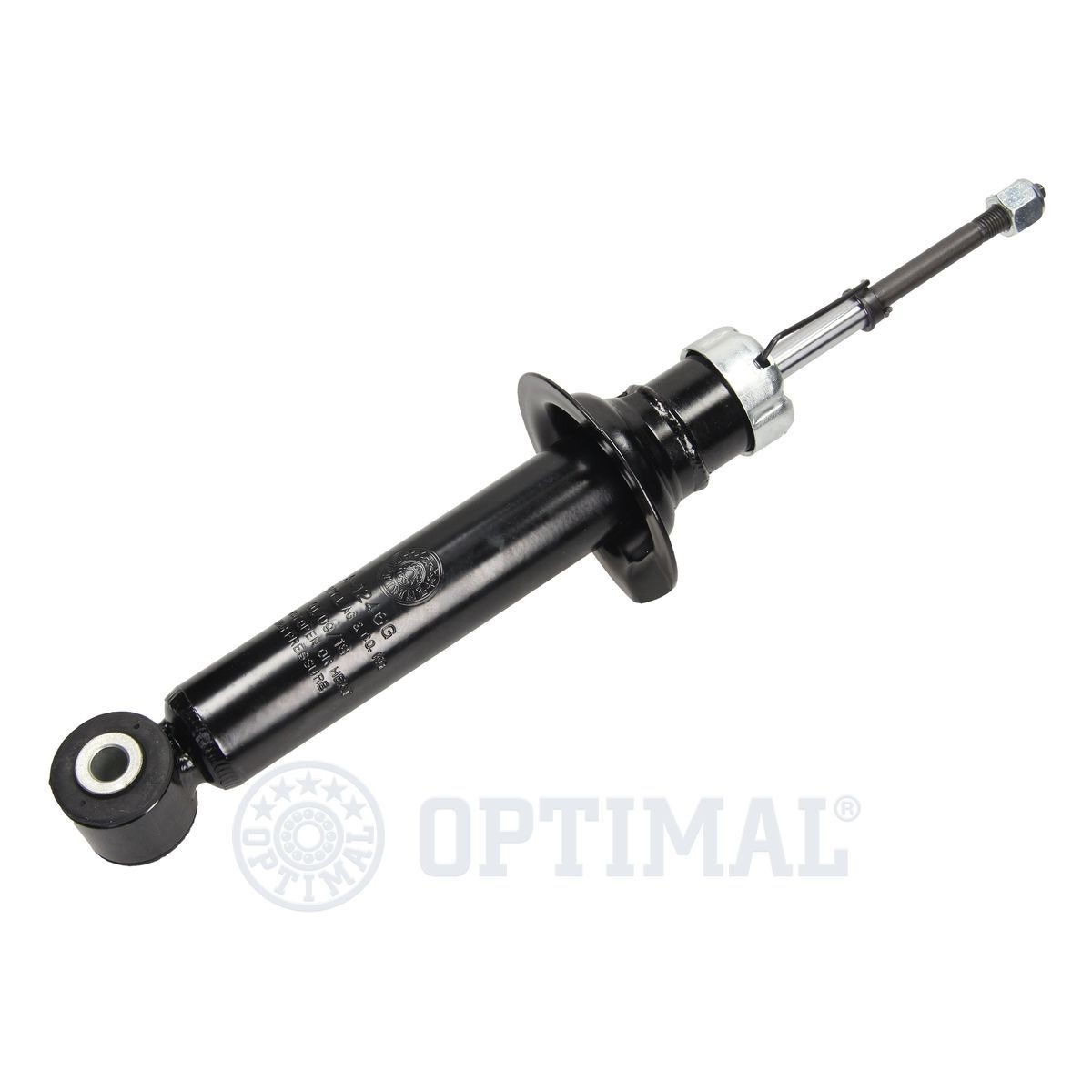 OPTIMAL A-1246G Shock absorber Rear Axle, Gas Pressure, Twin-Tube, Spring-bearing Damper, Bottom eye, Top pin