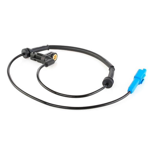 RIDEX 412W0134 ABS sensor Front axle both sides, Hall Sensor, 2-pin connector, 815mm, 865mm, 26mm, 12V, blue