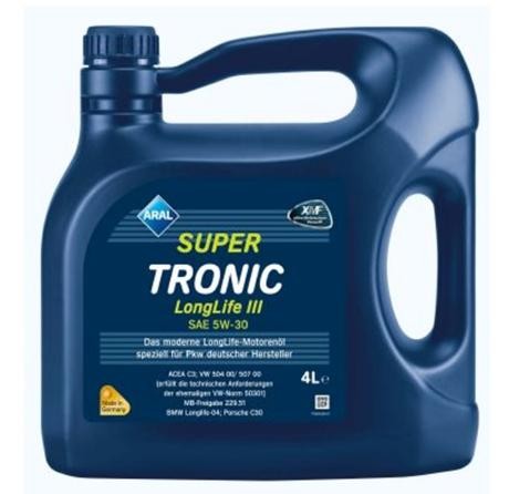 ARAL SuperTronic, LongLife III 15503C Engine oil 5W-30, 4l, Synthetic Oil
