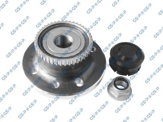 GSP 9225022K Wheel bearing kit Rear Axle Right, with ABS sensor ring, 133 mm