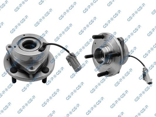 GSP 9328003 Wheel bearing kit Front Axle Left, Front Axle Right, with integrated ABS sensor, 139 mm
