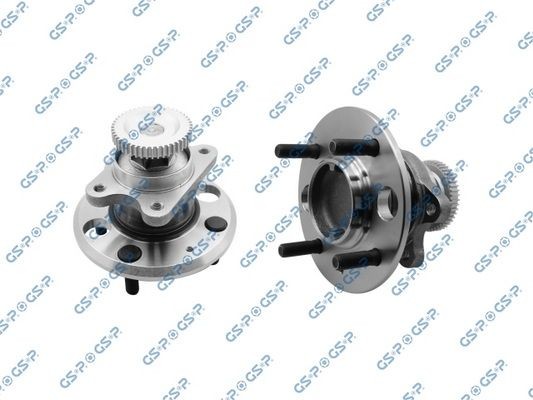 9400004 GSP Wheel bearings HYUNDAI Rear Axle Left, Rear Axle Right, with ABS sensor ring, 148 mm