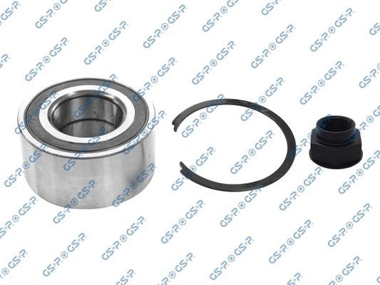 GK3598 GSP Wheel bearings FIAT Front Axle Left, Front Axle Right, with integrated ABS sensor, 74,04 mm