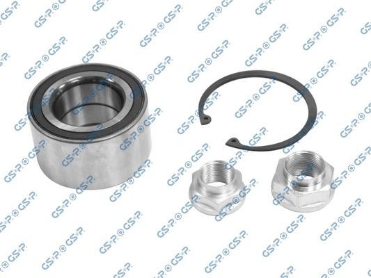 GK7469 GSP Wheel bearings HONDA Front axle both sides, with integrated ABS sensor, 78 mm