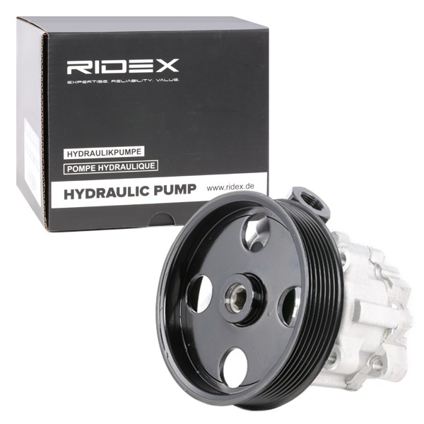 12H0103 EHPS Pump 12H0103 RIDEX Hydraulic, 120 bar, Pressure-limiting Valve, M 16 x 1,5, Vane Pump, Clockwise rotation