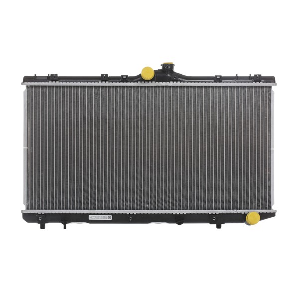 RIDEX 470R0134 Engine radiator Aluminium, for vehicles with/without air conditioning, Manual Transmission