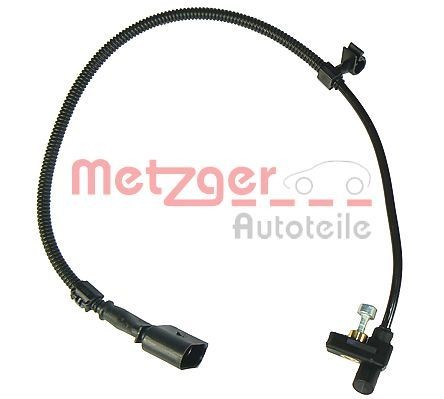METZGER 0902237 Crankshaft sensor 3-pin connector, with cable, OE-part