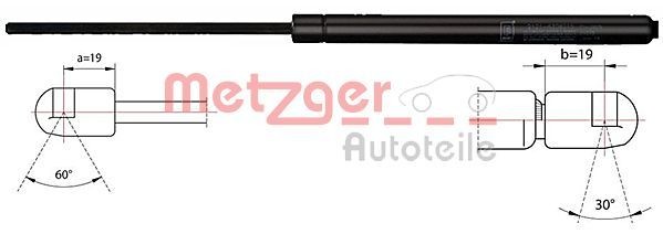 Opel ASTRA Trunk 838498 METZGER 2110516 online buy