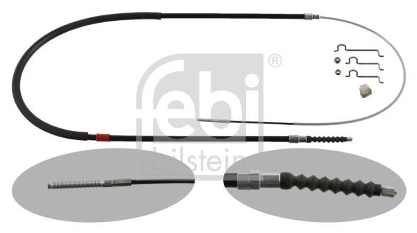 Original FEBI BILSTEIN Hand brake cable 36673 for BMW X3