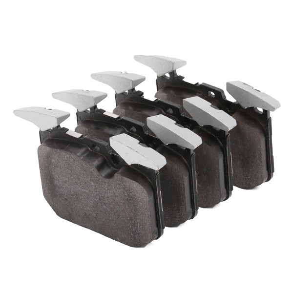 0986494674 Set of brake pads 0 986 494 674 BOSCH Low-Metallic, with anti-squeak plate, with mounting manual