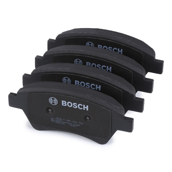 BOSCH E1 90 - 011195/019 Disc pads Low-Metallic, with mounting manual, with anti-squeak plate, with bolts/screws