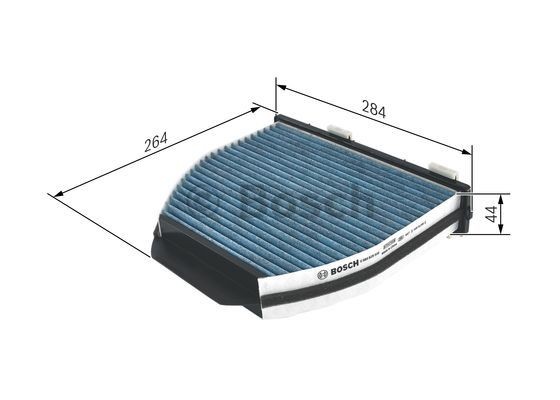 OEM-quality BOSCH 0 986 628 500 Air conditioner filter
