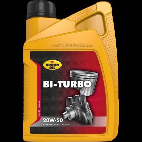 Engine oil 00221 KROON OIL Bi-Turbo 20W-50, 1l, Mineral Oil