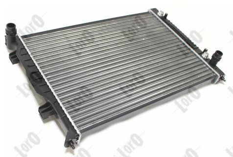 ABAKUS 003-017-0009 Engine radiator 630 x 452 x 34 mm, Automatic Transmission, Mechanically jointed cooling fins