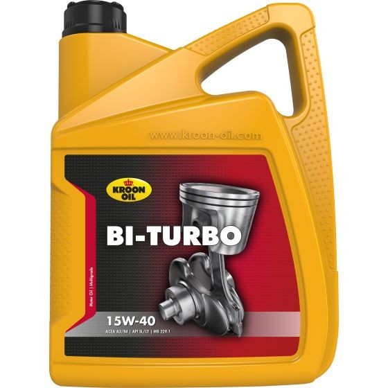 KROON OIL Bi-Turbo 00328 Engine oil 15W-40, 5l, Mineral Oil