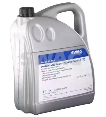 30 92 9738 SWAG Gearbox oil VW ATF IV, 5l, yellow