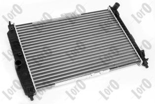 ABAKUS 007-017-0005 Engine radiator Aluminium, 600 x 415 x 23 mm, Manual Transmission
