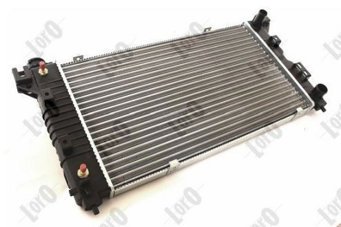 ABAKUS 008-017-0001 Engine radiator Aluminium, 657 x 398 x 34 mm, Automatic Transmission