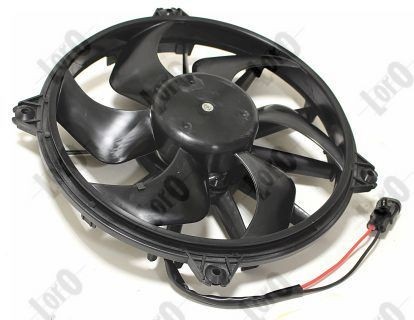 ABAKUS 009-014-0004 Fan, radiator Ø: 390 mm, 330W, with radiator fan shroud, with electric motor