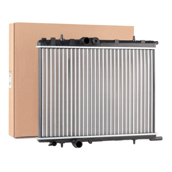 ABAKUS 009-017-0010 Engine radiator Aluminium, 544 x 380 x 23 mm, Manual Transmission