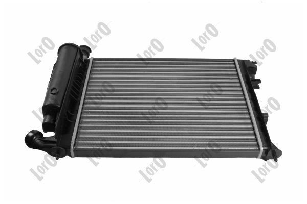 009-017-0020 Radiator 009-017-0020 ABAKUS Aluminium, for vehicles without air conditioning, 460 x 378 x 23 mm, Manual Transmission