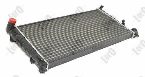 ABAKUS 009-017-0028 Engine radiator Aluminium, 668 x 378 x 32 mm, Manual Transmission