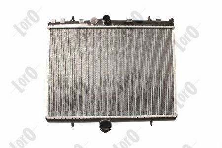 ABAKUS 009-017-0060-B Engine radiator Aluminium, 380 x 538 x 26 mm, Manual Transmission, Brazed cooling fins