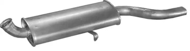 original Audi A6 C7 Exhaust silencer sports and universal POLMO 01.14