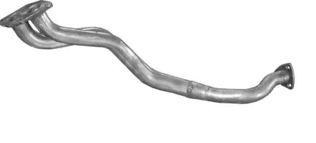 POLMO 01.146 Exhaust Pipe Front, Twin Tailpipe