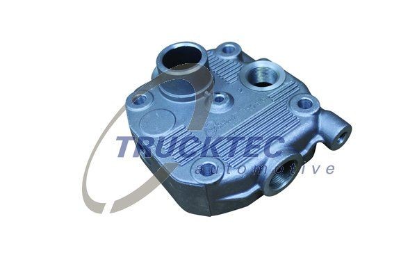 TRUCKTEC AUTOMOTIVE 01.15.068 Zylinderkopf, Druckluftkompressor für MERCEDES-BENZ ACTROS MP2 / MP3 LKW in Original Qualität