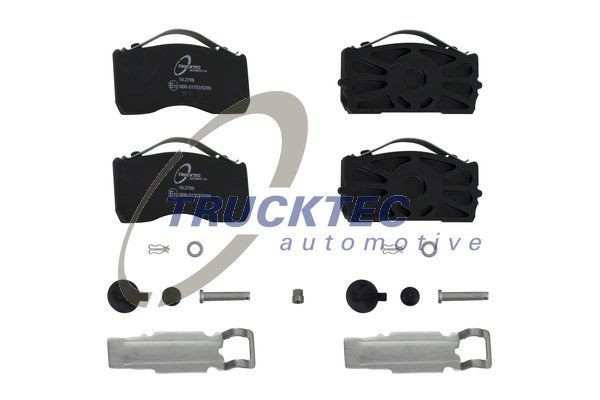 TRUCKTEC AUTOMOTIVE 01.35.243 Bremsbeläge für MERCEDES-BENZ AXOR 2 LKW in Original Qualität