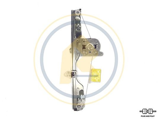 AC Rolcar 01.3801 Window regulator Left Front, Operating Mode: Electric, with electric motor