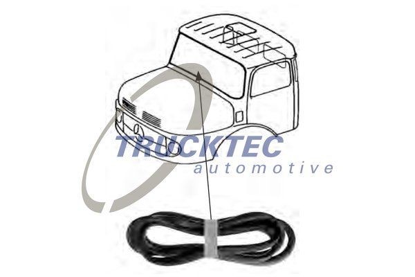 Original 01.50.002 TRUCKTEC AUTOMOTIVE Window seal experience and price