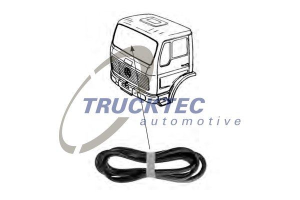 Original 01.50.008 TRUCKTEC AUTOMOTIVE Window seal experience and price