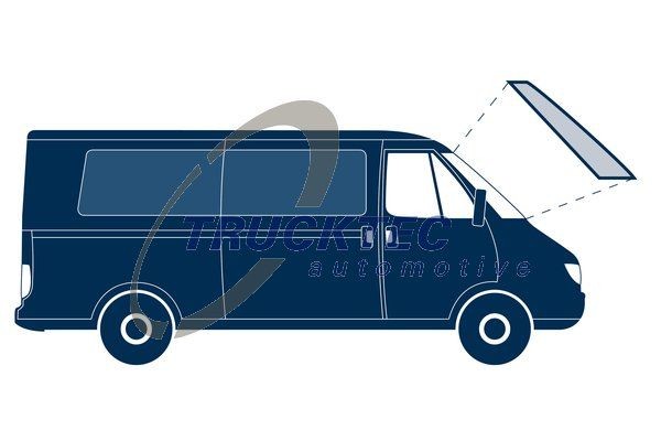 TRUCKTEC AUTOMOTIVE Front windscreen Passat B3/B4 Box Body / Estate (315, 3A5) new 01.50.018