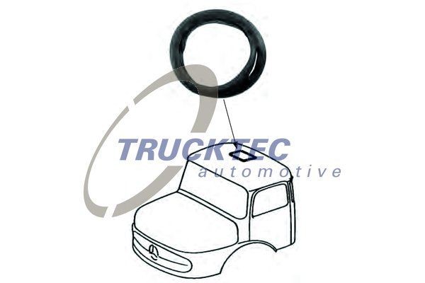 TRUCKTEC AUTOMOTIVE 01.55.001 Trim- / Protection Strip, windscreen 352 830 0096