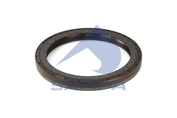 SAMPA frontal sided, FPM (fluoride rubber) Inner Diameter: 105mm Shaft seal, crankshaft 010.212 buy