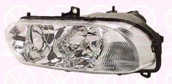 KLOKKERHOLM 01070122A1 Headlight Right, H7/H1, with motor for headlamp levelling