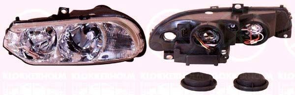 KLOKKERHOLM Right, H7/H1, without motor for headlamp levelling Front lights 01070142 buy