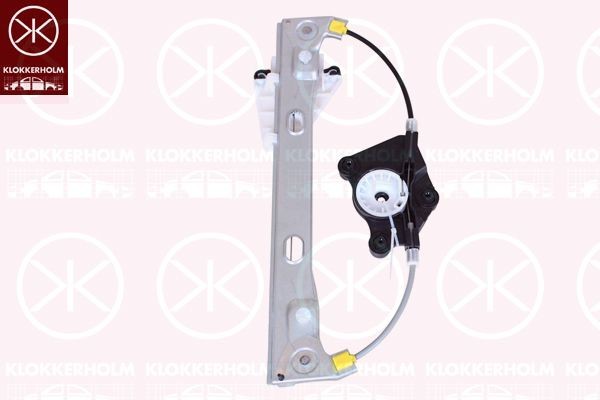 KLOKKERHOLM Right Rear, Operating Mode: Electric, without electric motor Window mechanism 01111902 buy
