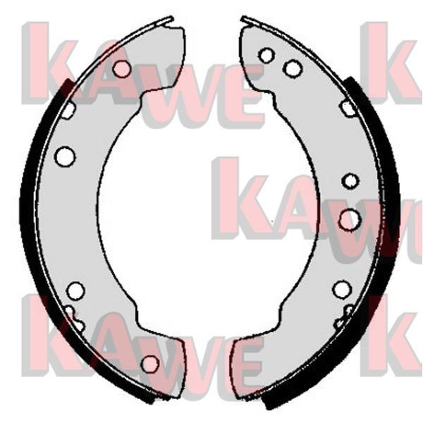 KAWE 01210 Brake Shoe Set 5015681