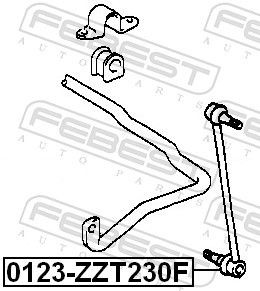 0123ZZT230F Anti-roll bar links FEBEST 0123-ZZT230F review and test