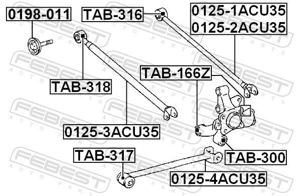 01252ACU35 Track control arm FEBEST 0125-2ACU35 review and test