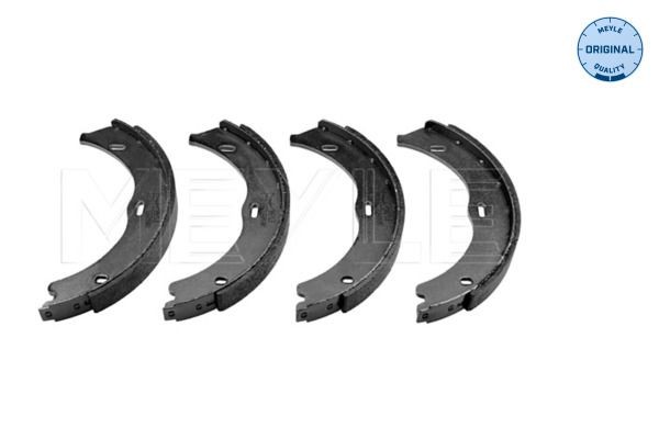 014 533 0002 MEYLE Parking brake shoes MERCEDES-BENZ Rear Axle, ORIGINAL Quality, without spring